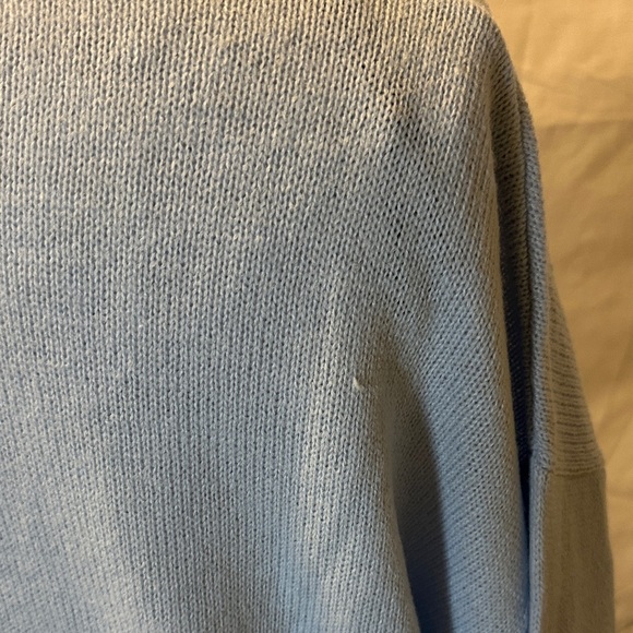 H&M Light Blue Mock Neck Sweater - Picture 8 of 8